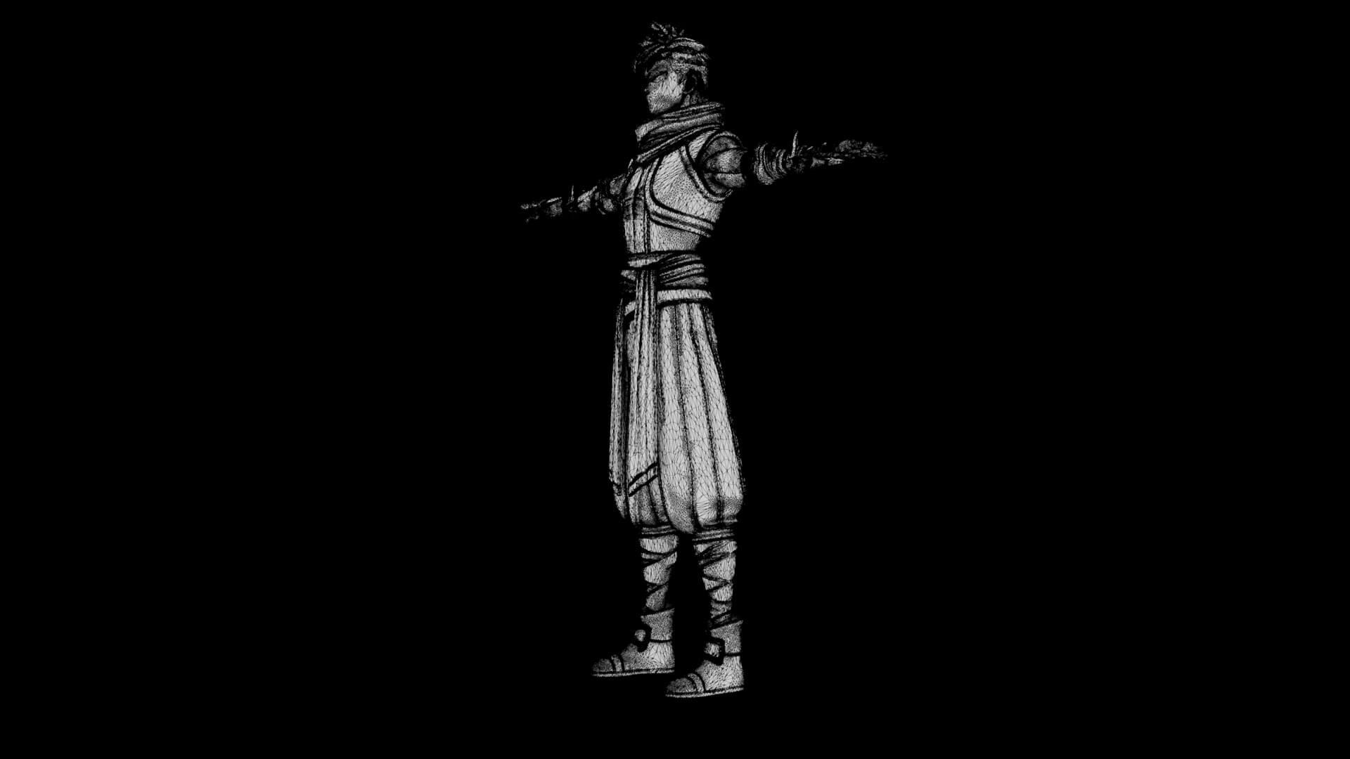 Anime Character 3D Model