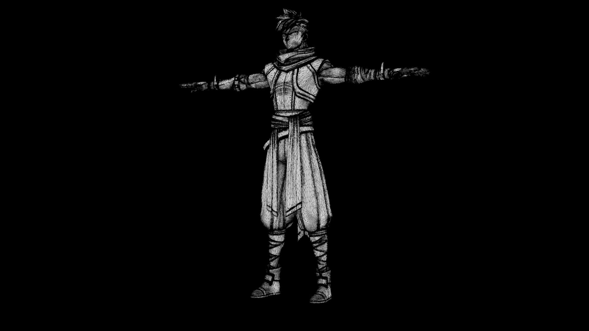 Anime Character 3D Model