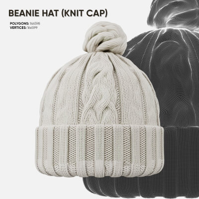 Beanie Hat (Knit Cap)