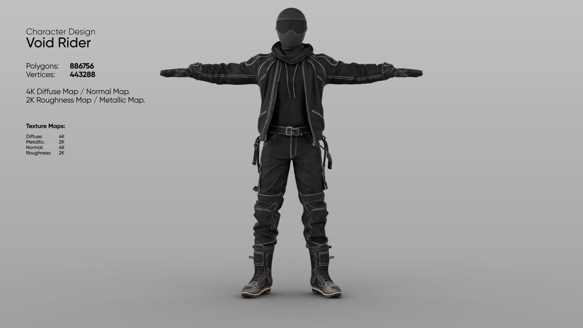 Bike Rider - Void Rider - 3D Model 3D Model