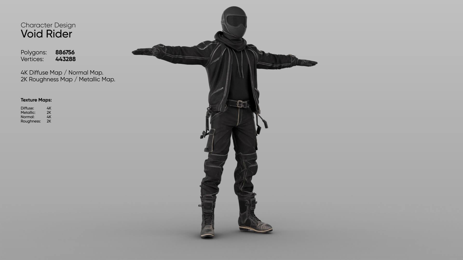 Bike Rider - Void Rider - 3D Model 3D Model