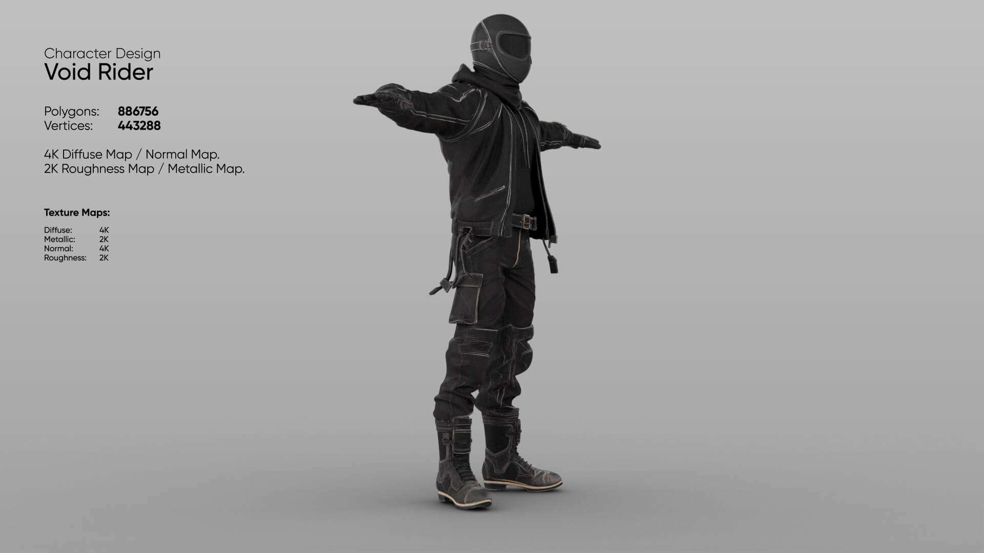Bike Rider - Void Rider - 3D Model 3D Model