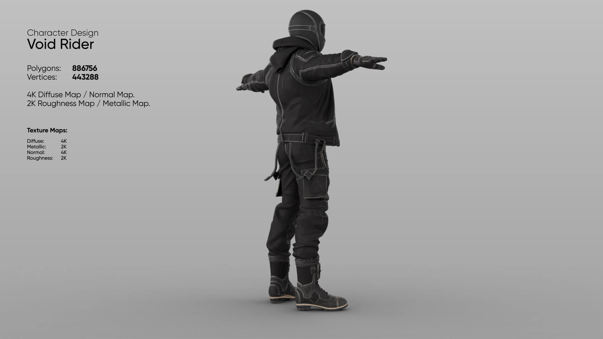Bike Rider - Void Rider - 3D Model 3D Model