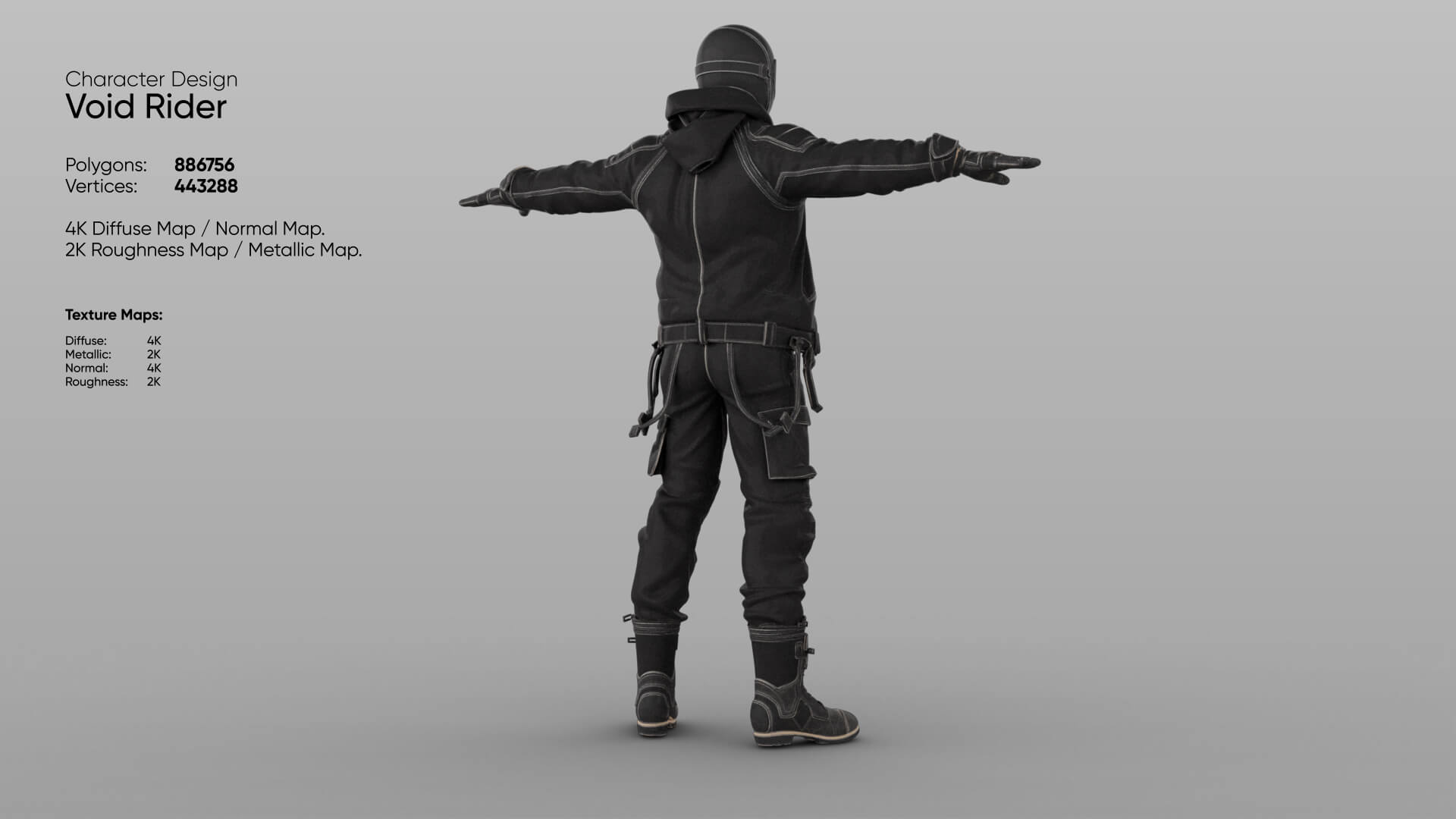 Bike Rider - Void Rider - 3D Model 3D Model