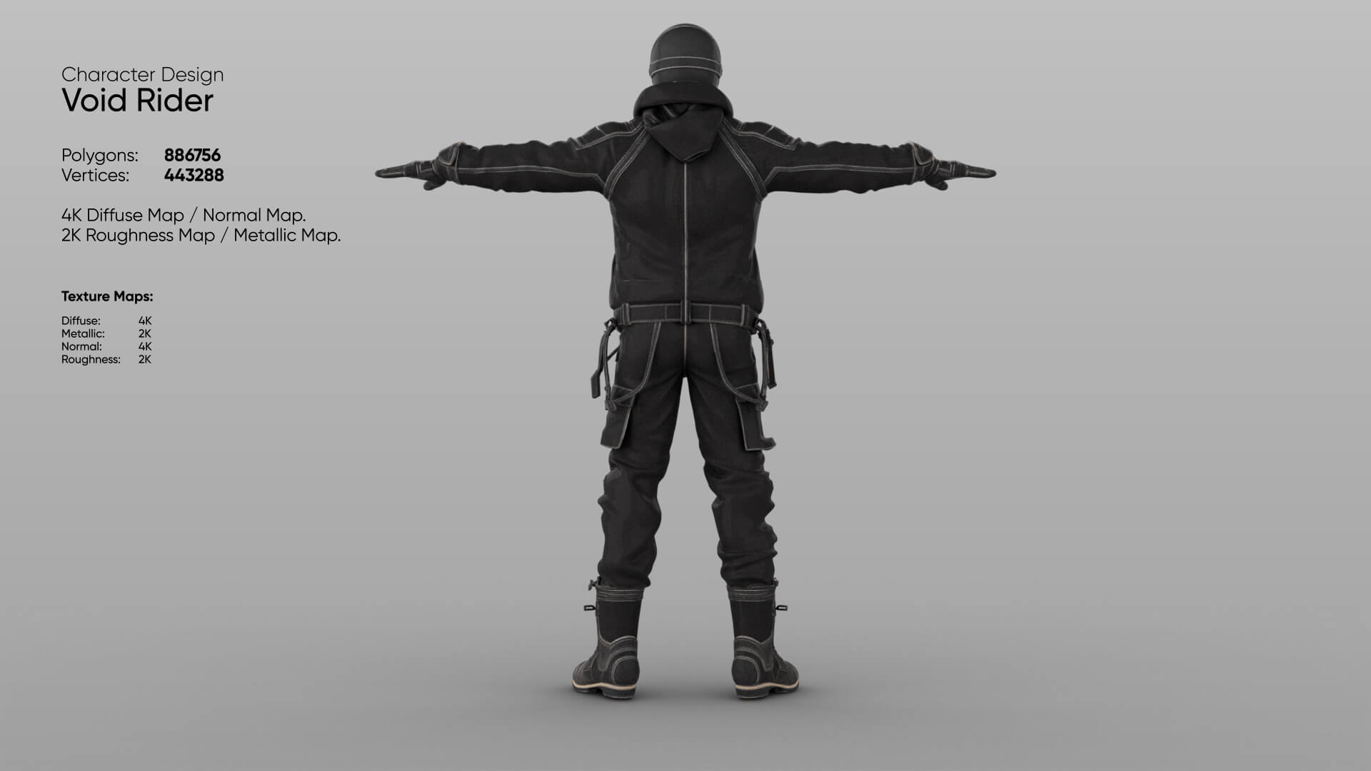 Bike Rider - Void Rider - 3D Model 3D Model