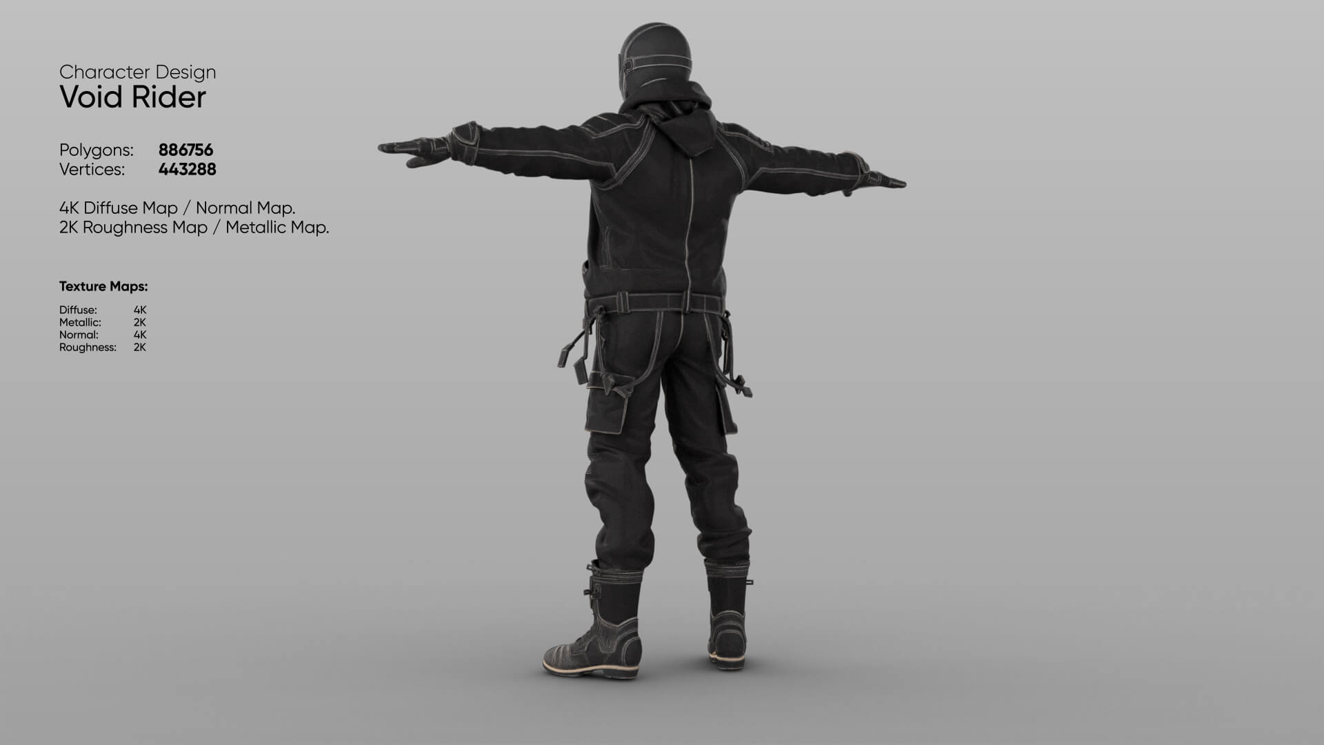 Bike Rider - Void Rider - 3D Model 3D Model
