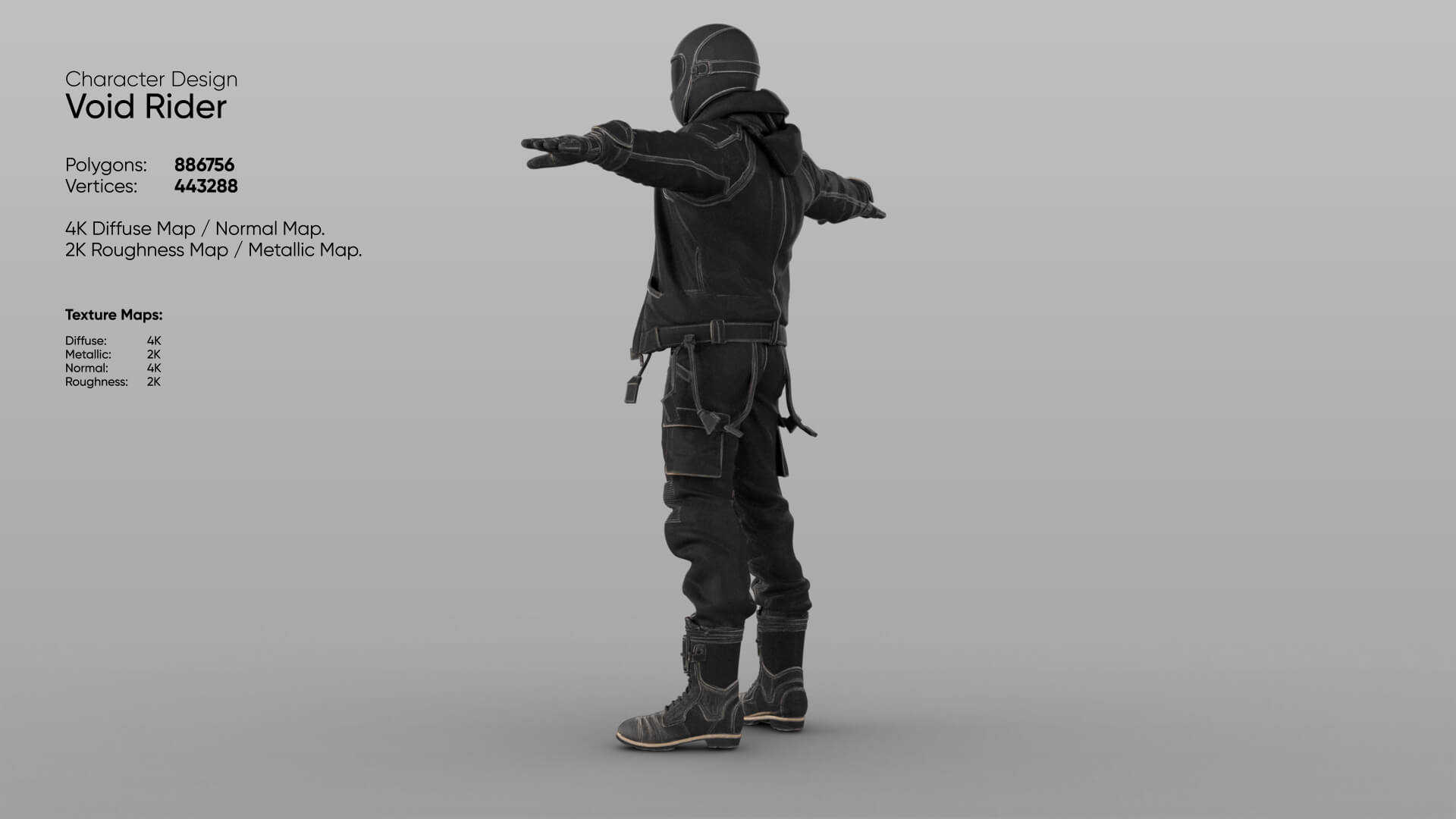 Bike Rider - Void Rider - 3D Model 3D Model