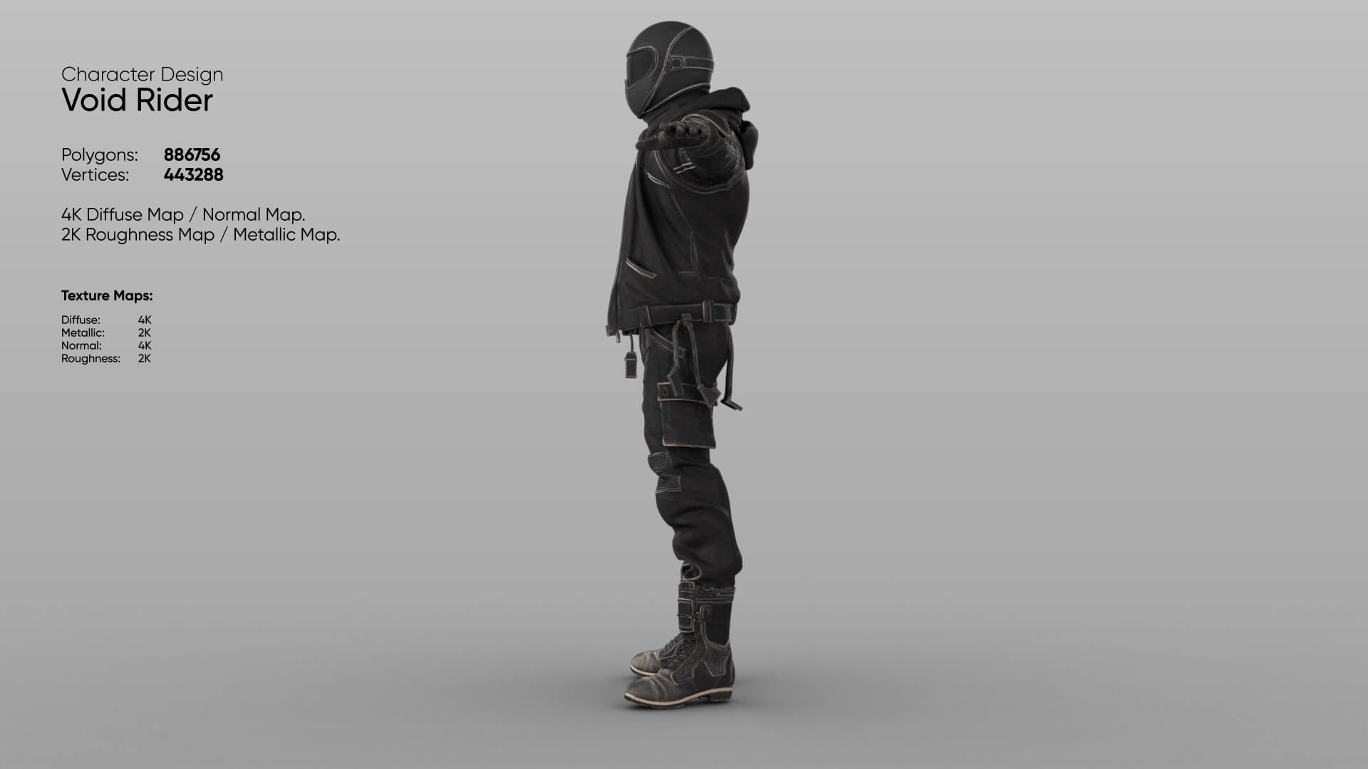 Bike Rider - Void Rider - 3D Model 3D Model