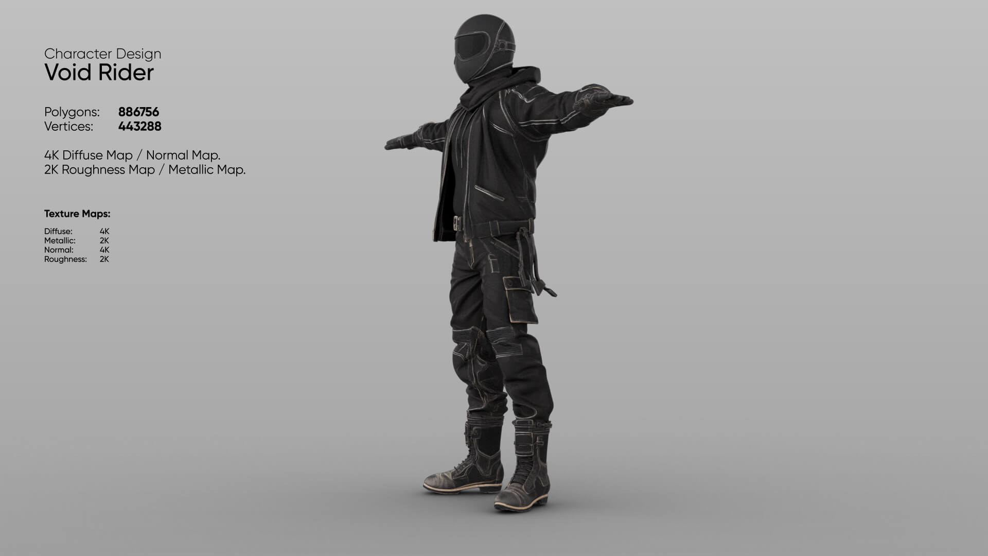 Bike Rider - Void Rider - 3D Model 3D Model