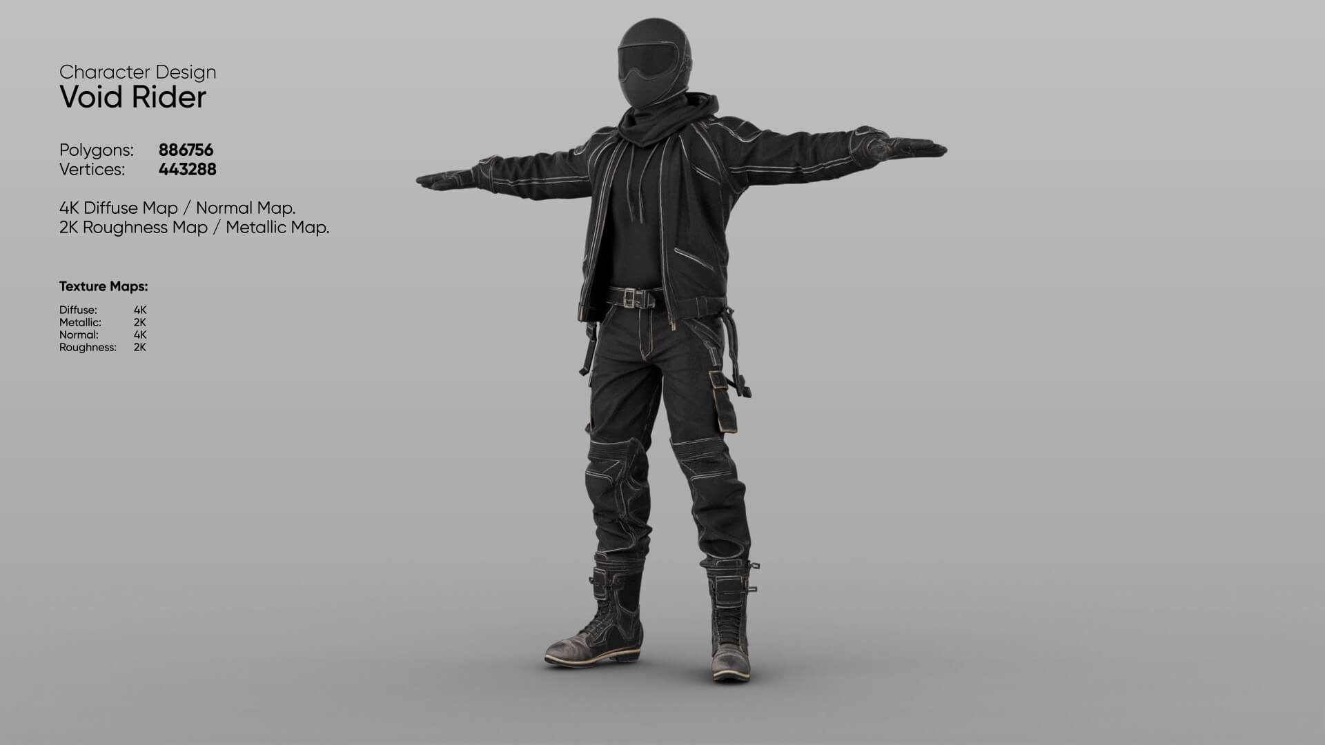 Bike Rider - Void Rider - 3D Model 3D Model
