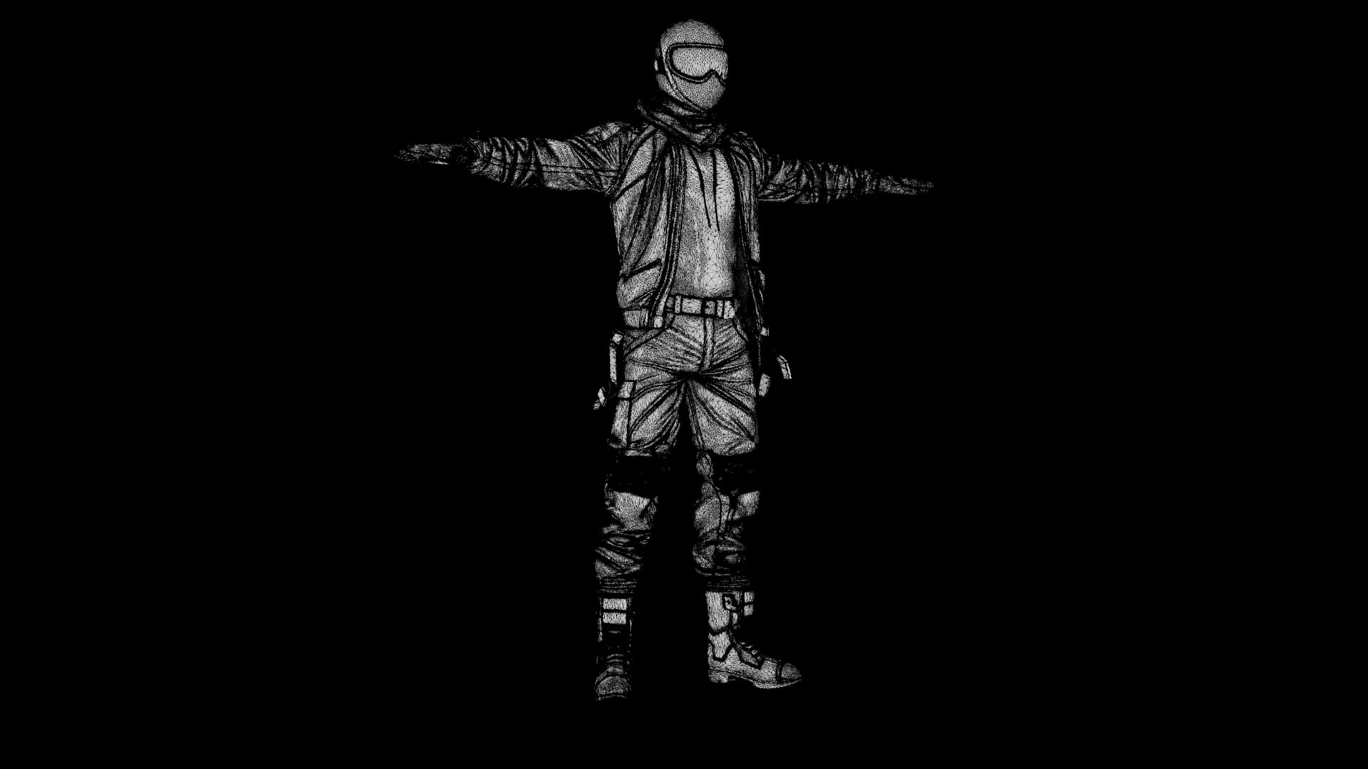 Bike Rider - Void Rider - 3D Model 3D Model