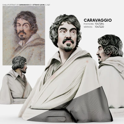 Bust of Caravaggio