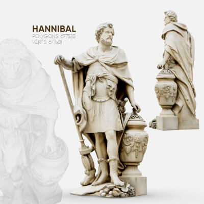 Statue of General Hannibal Barca