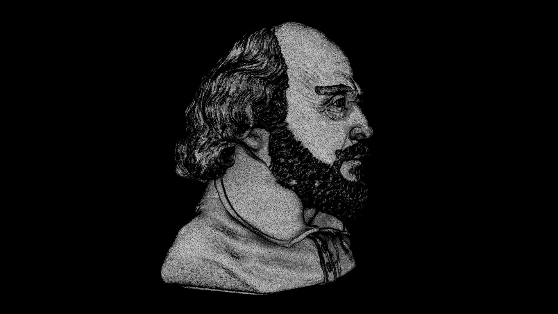 Bust of Shakespeare 3D Model