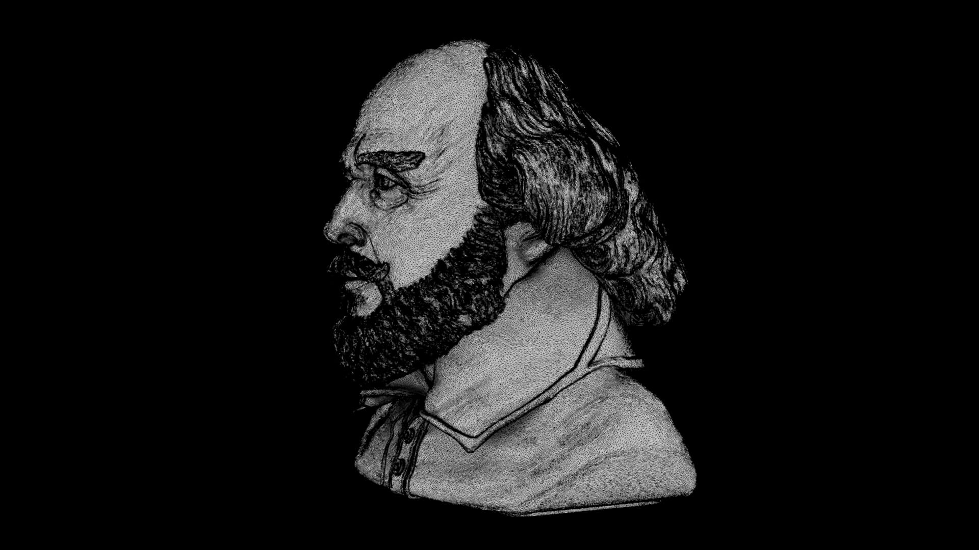 Bust of Shakespeare 3D Model