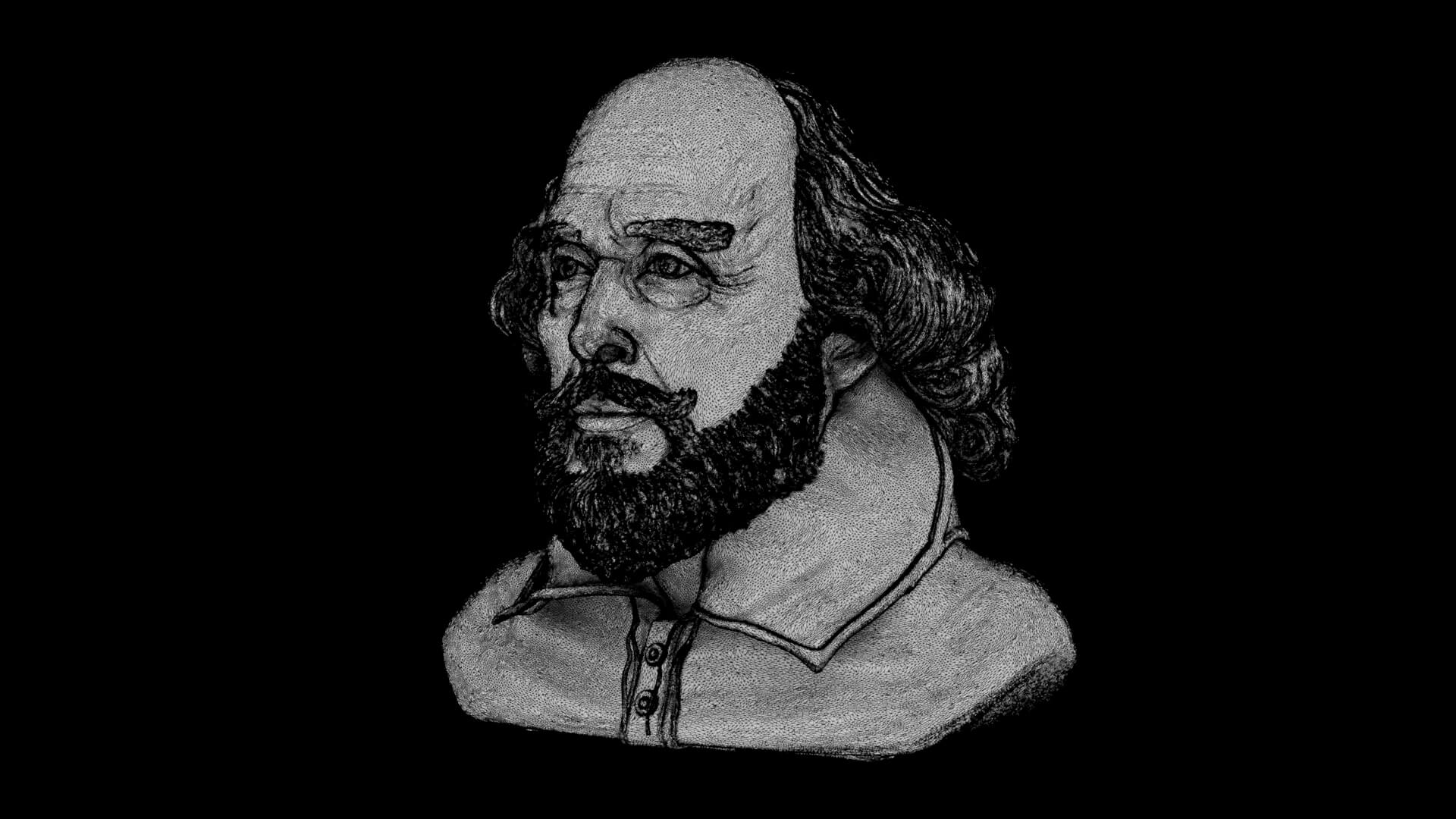 Bust of Shakespeare 3D Model
