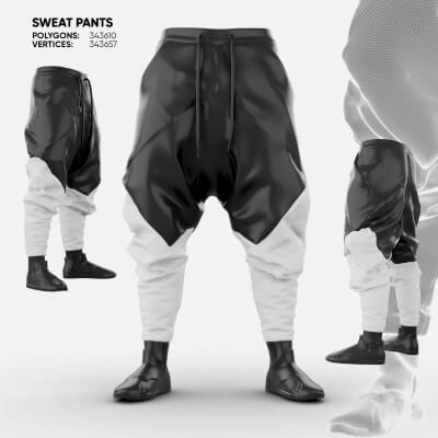 Sweatpants 3D Model