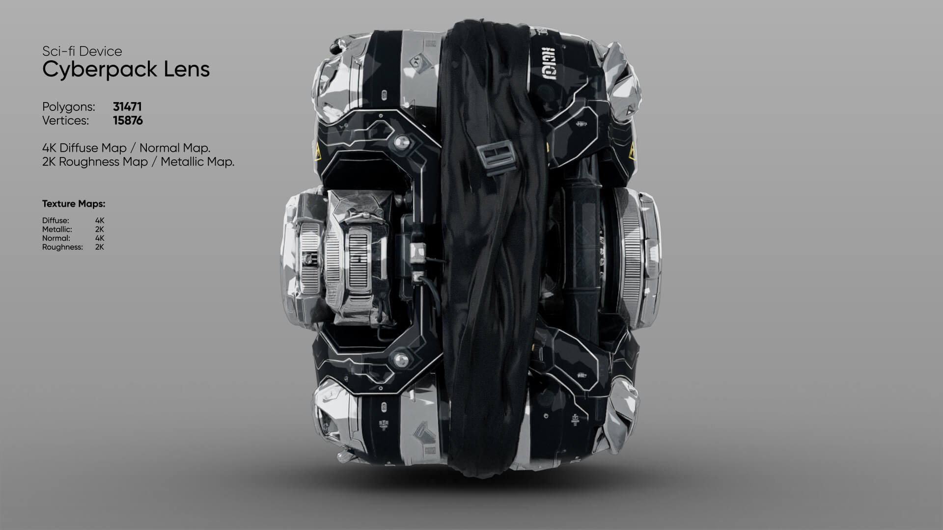 Cyberpack Lens 3D Model