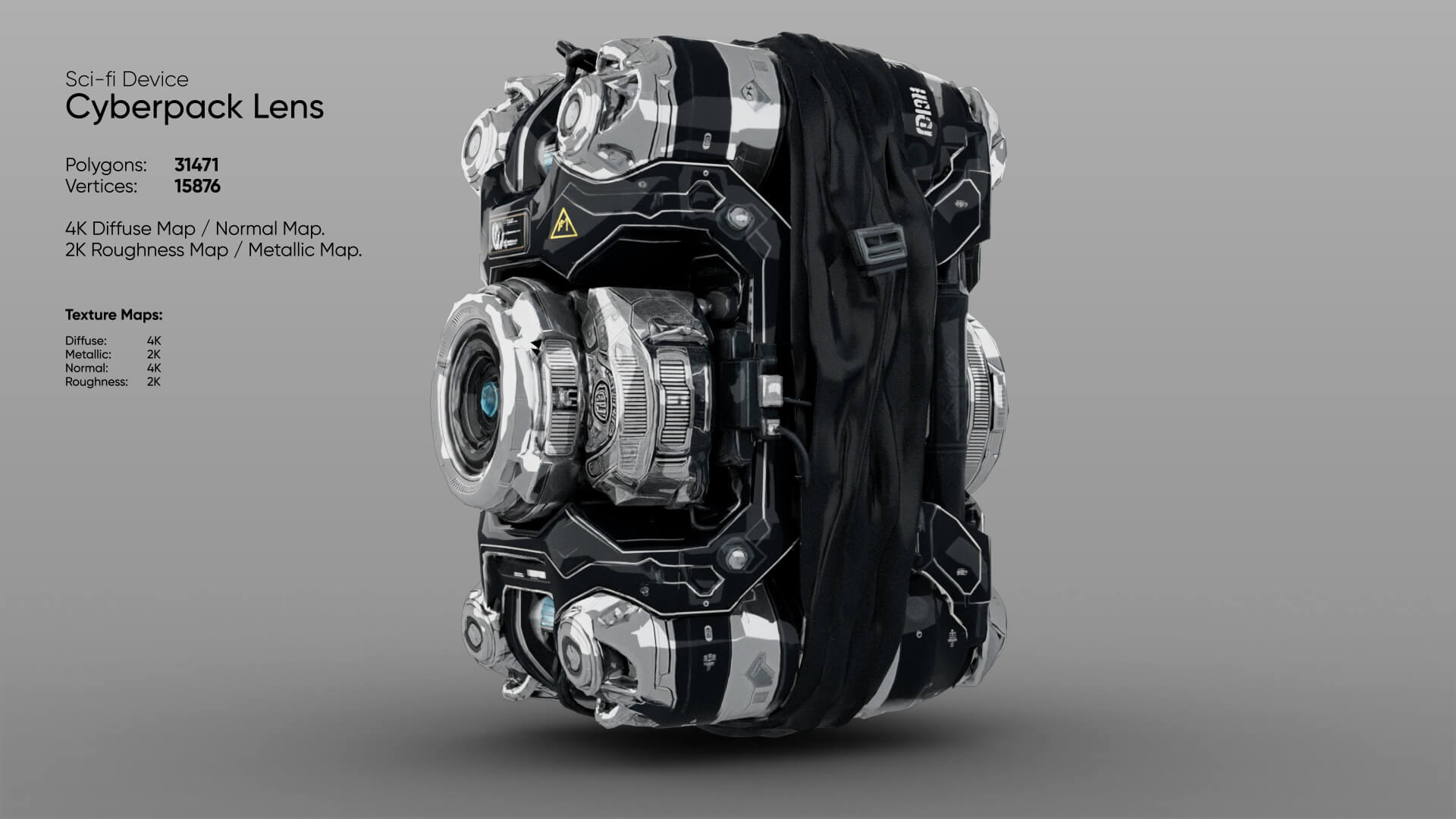 Cyberpack Lens 3D Model