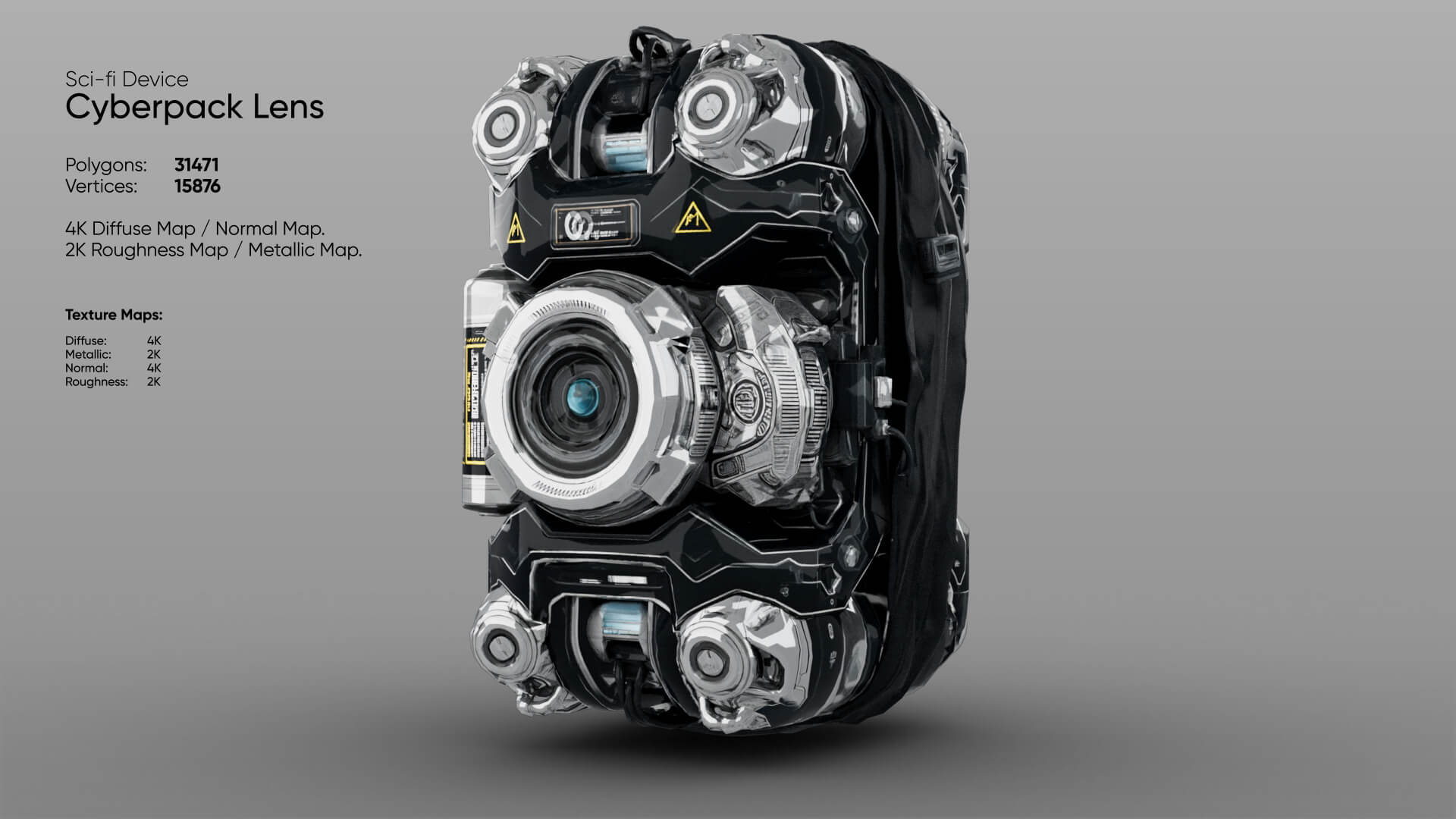 Cyberpack Lens 3D Model