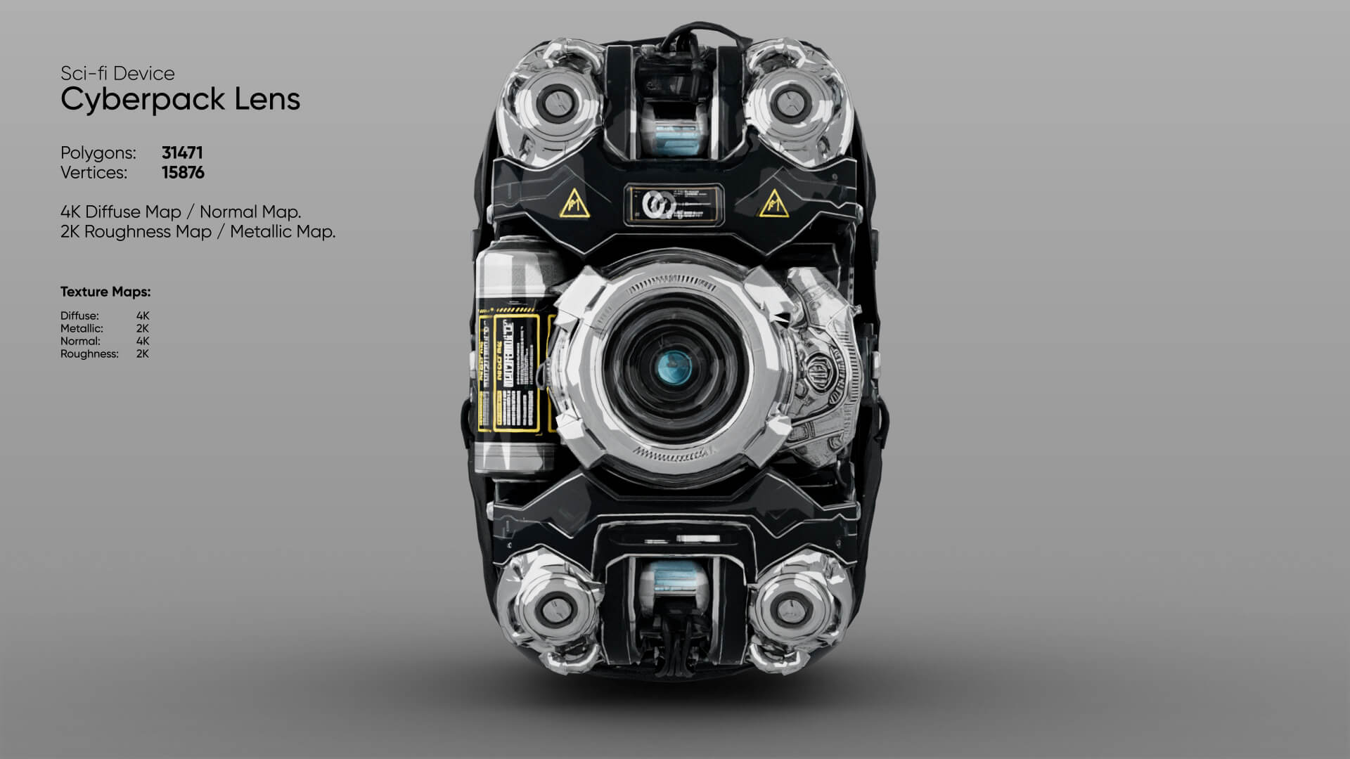 Cyberpack Lens 3D Model