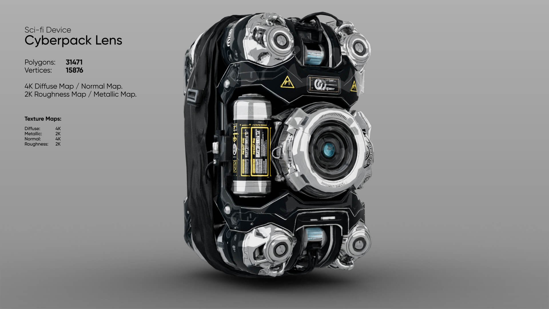Cyberpack Lens 3D Model