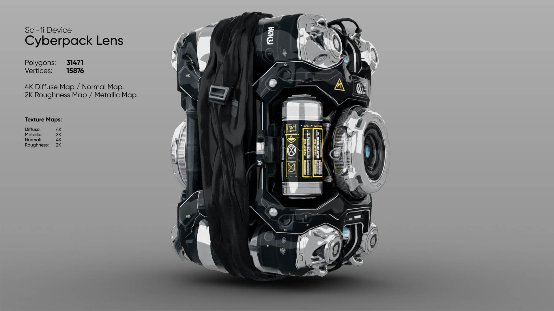 Cyberpack Lens 3D Model