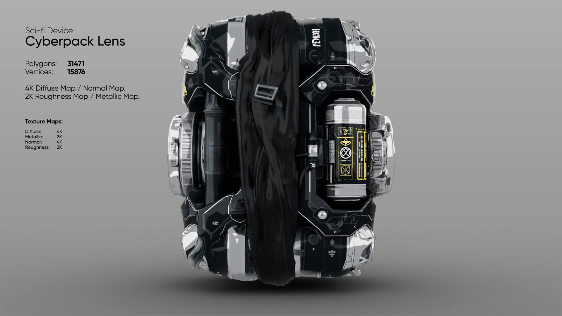 Cyberpack Lens 3D Model