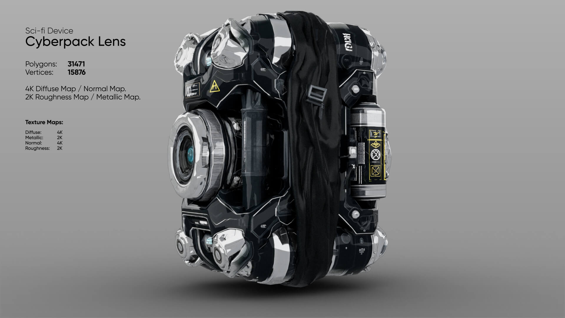 Cyberpack Lens 3D Model
