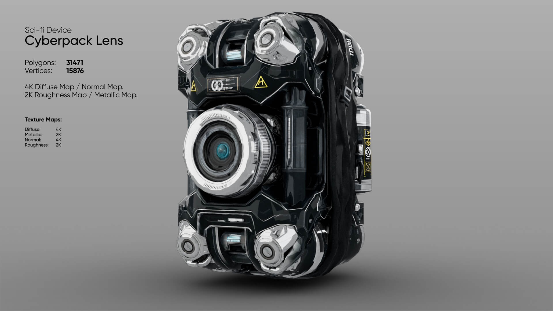 Cyberpack Lens 3D Model