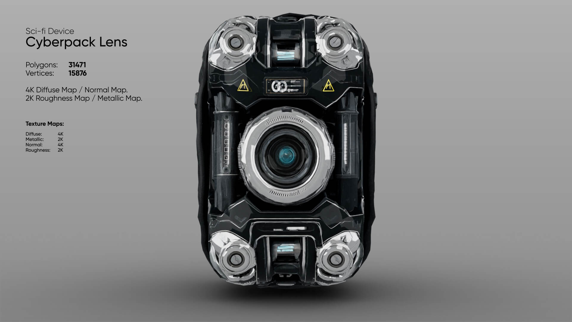 Cyberpack Lens 3D Model