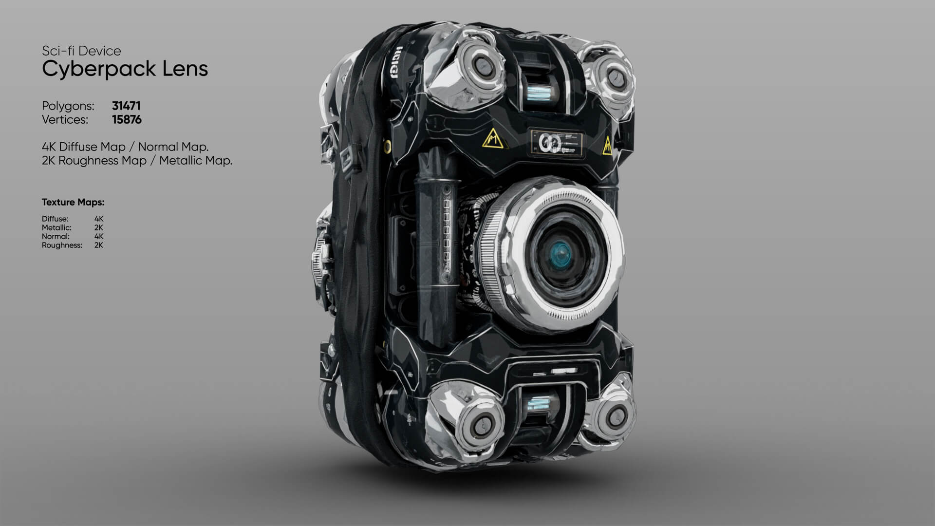 Cyberpack Lens 3D Model