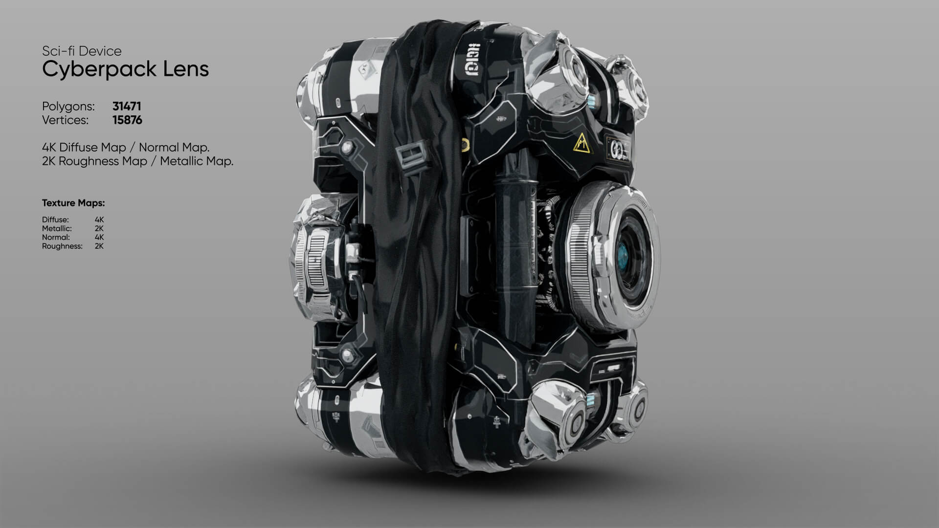 Cyberpack Lens 3D Model