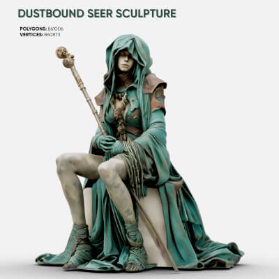 Dustbound Seer Sculpture