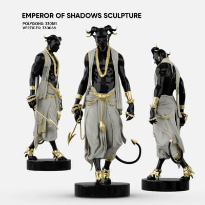 Emperor of Shadows Sculpture