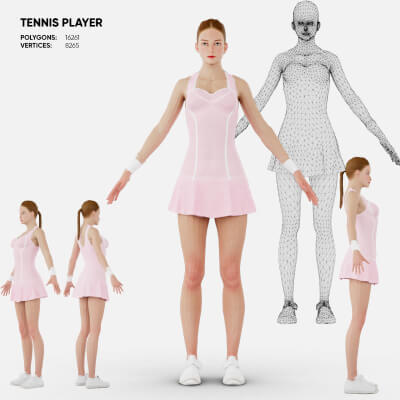Female Tennis Player