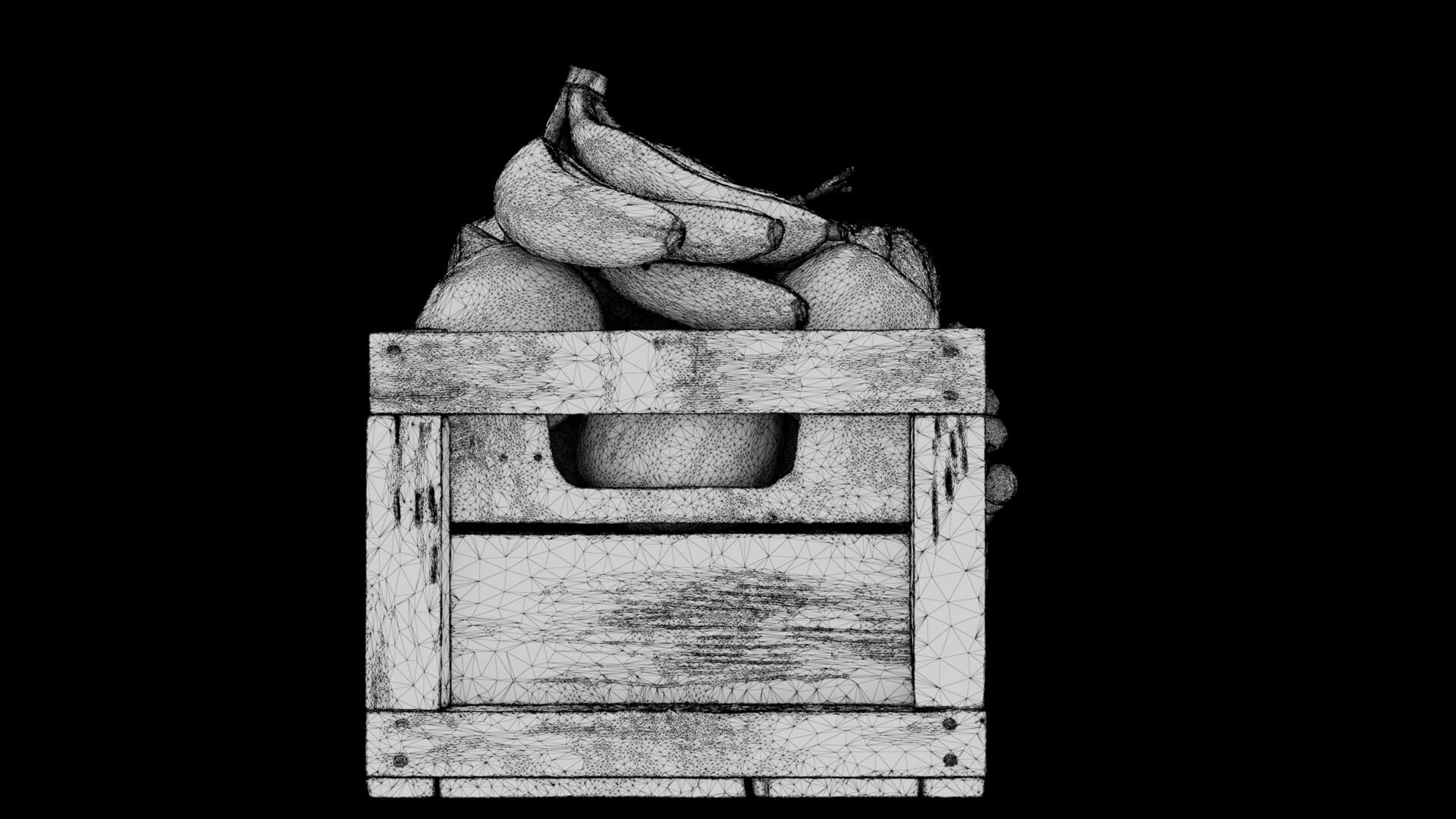 Fruit Crate 3D Model 3D Model