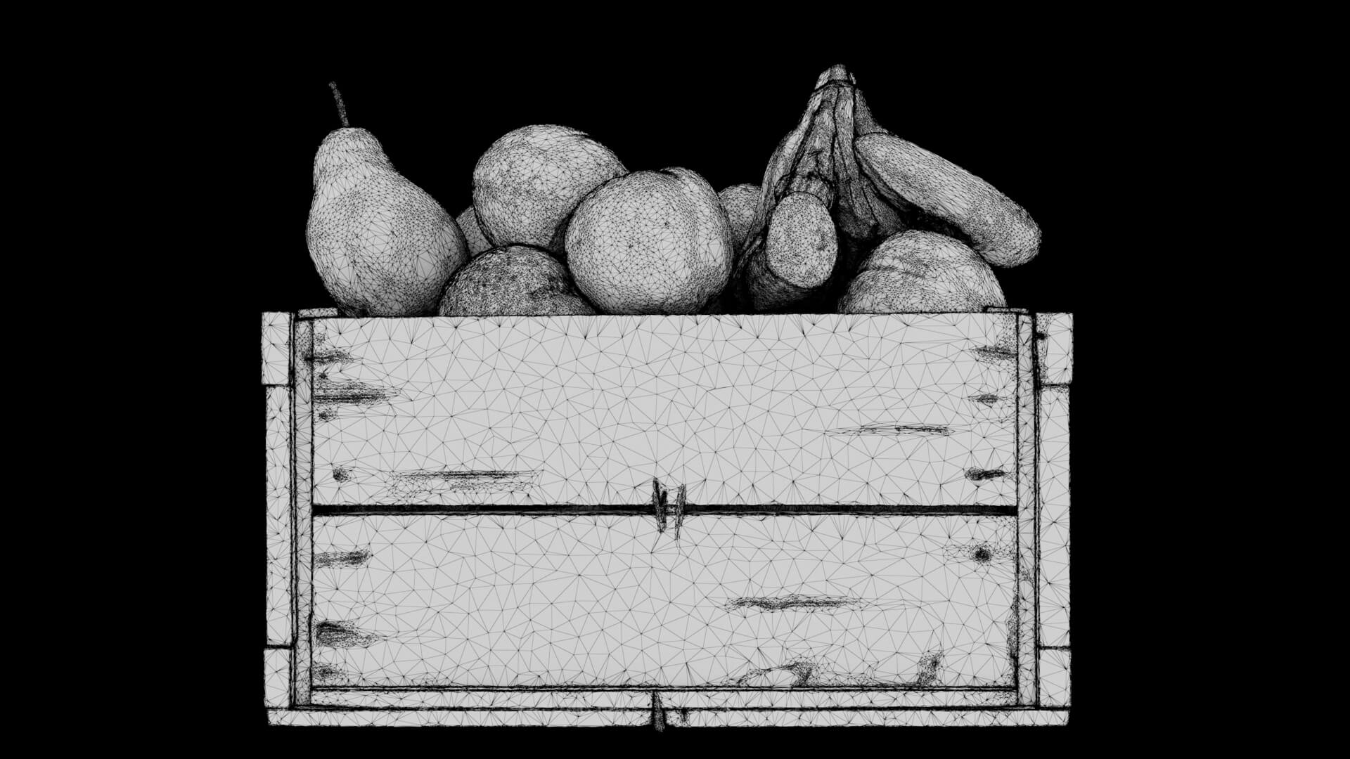 Fruit Crate 3D Model 3D Model