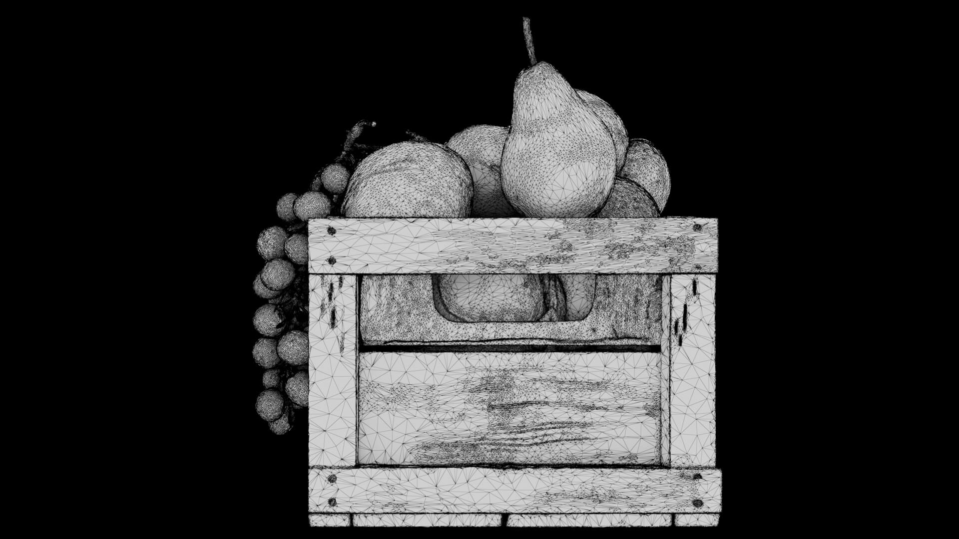 Fruit Crate 3D Model 3D Model