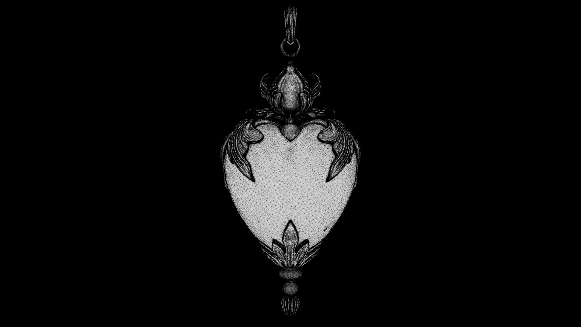 Heart Pendant 3D Model