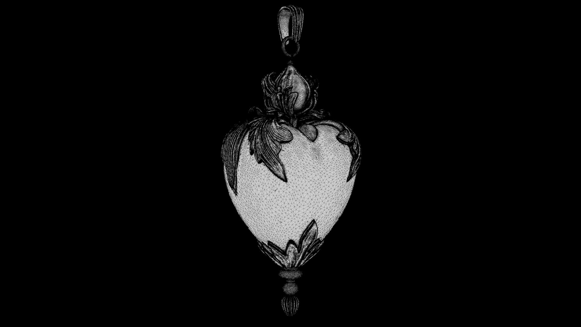 Heart Pendant 3D Model