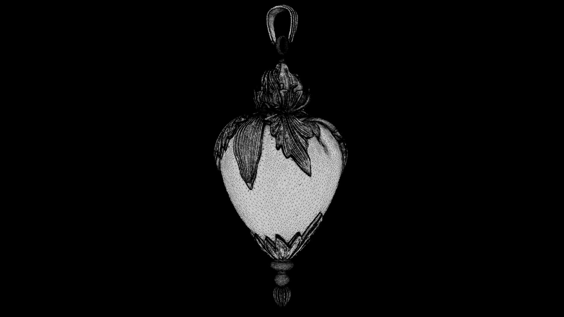 Heart Pendant 3D Model