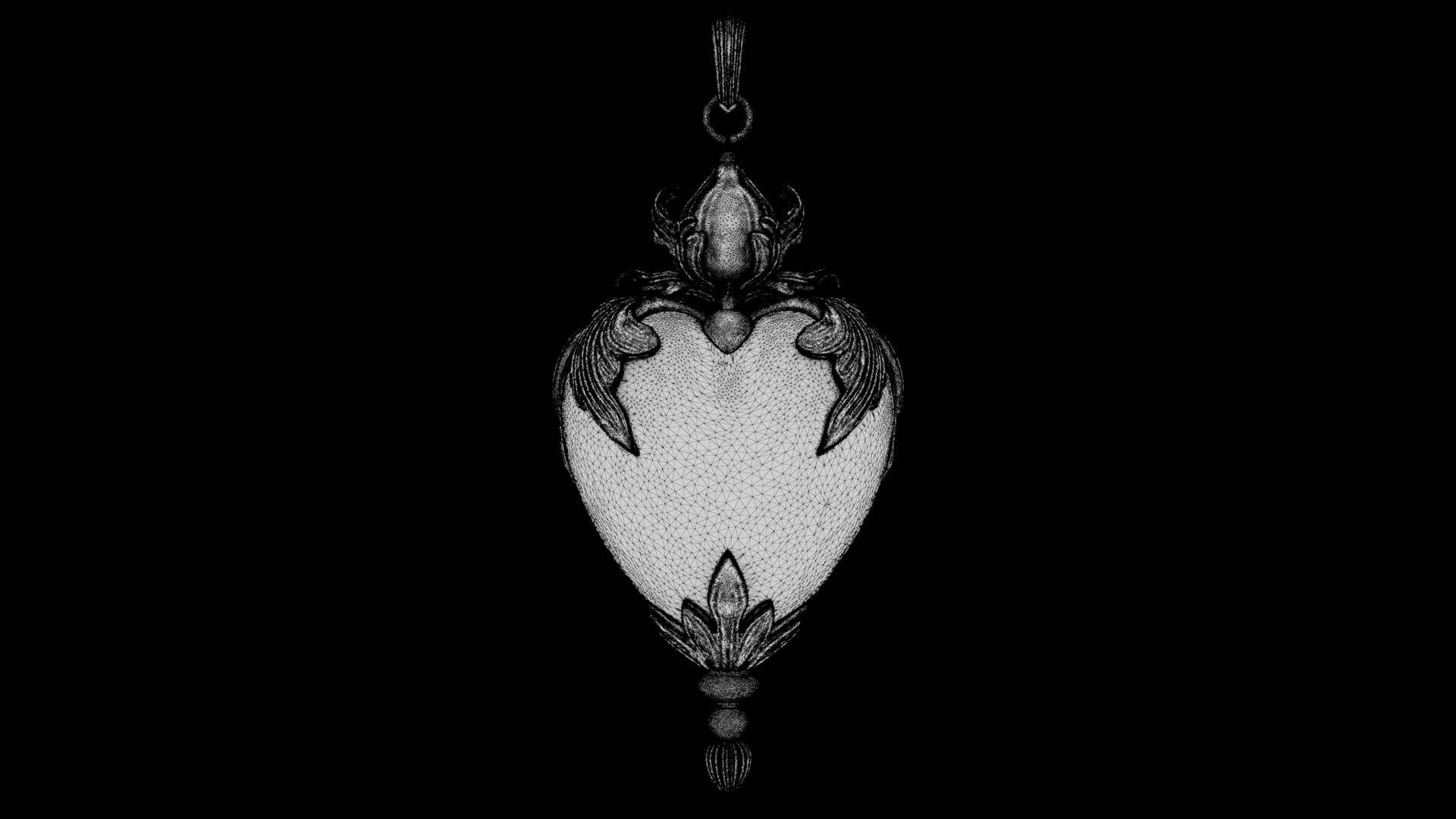 Heart Pendant 3D Model
