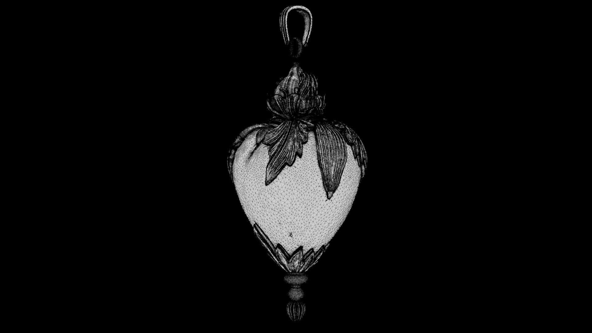 Heart Pendant 3D Model