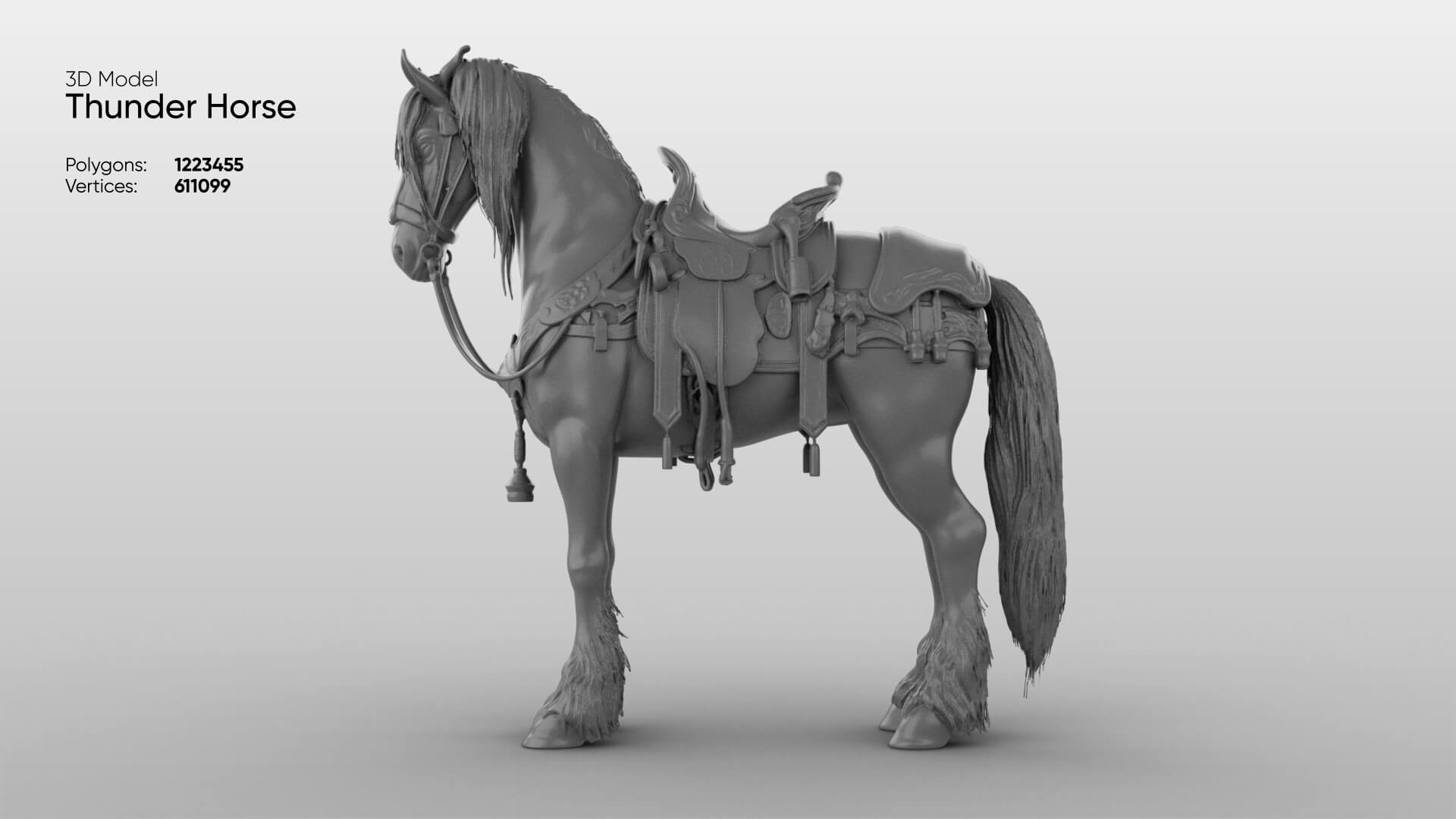 Horse 3D Model 3D Model