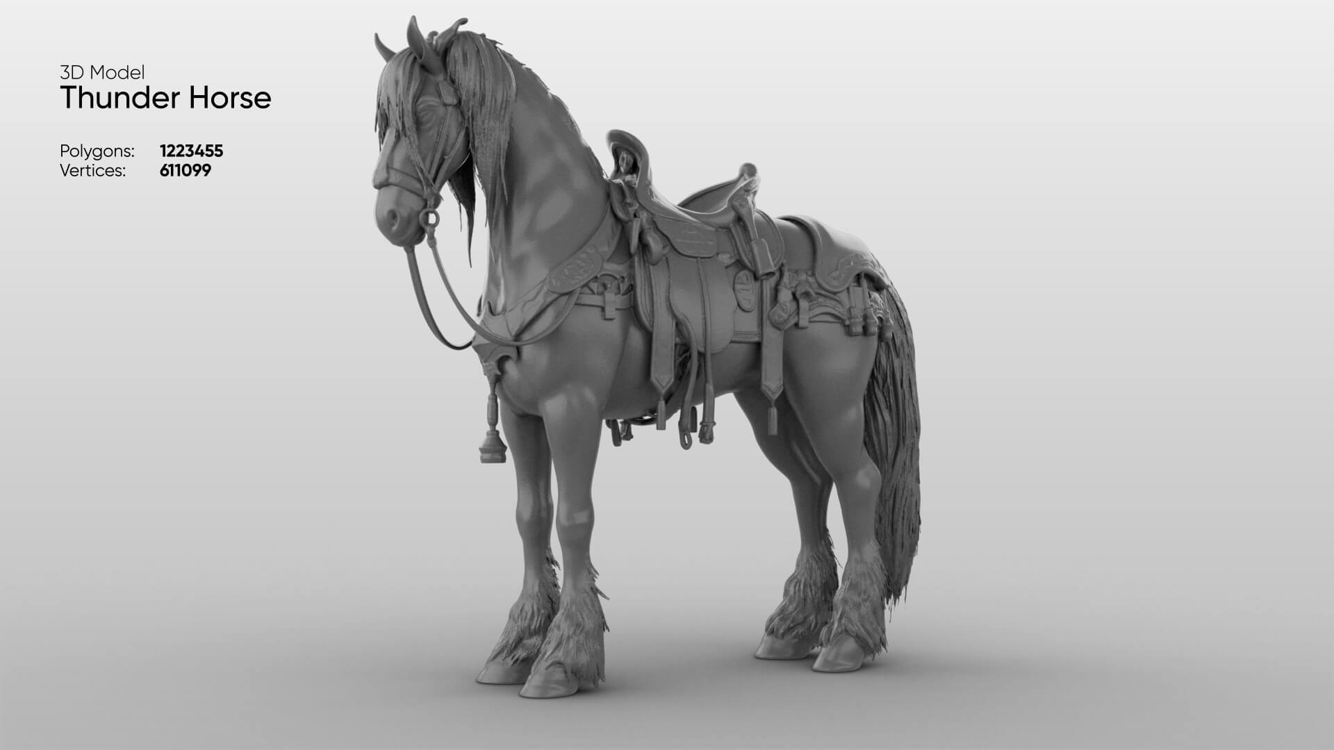 Horse 3D Model 3D Model