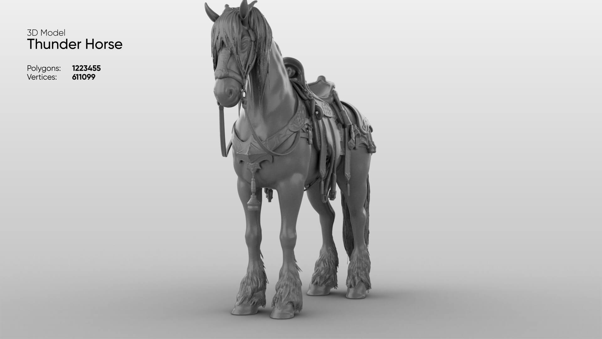 Horse 3D Model 3D Model