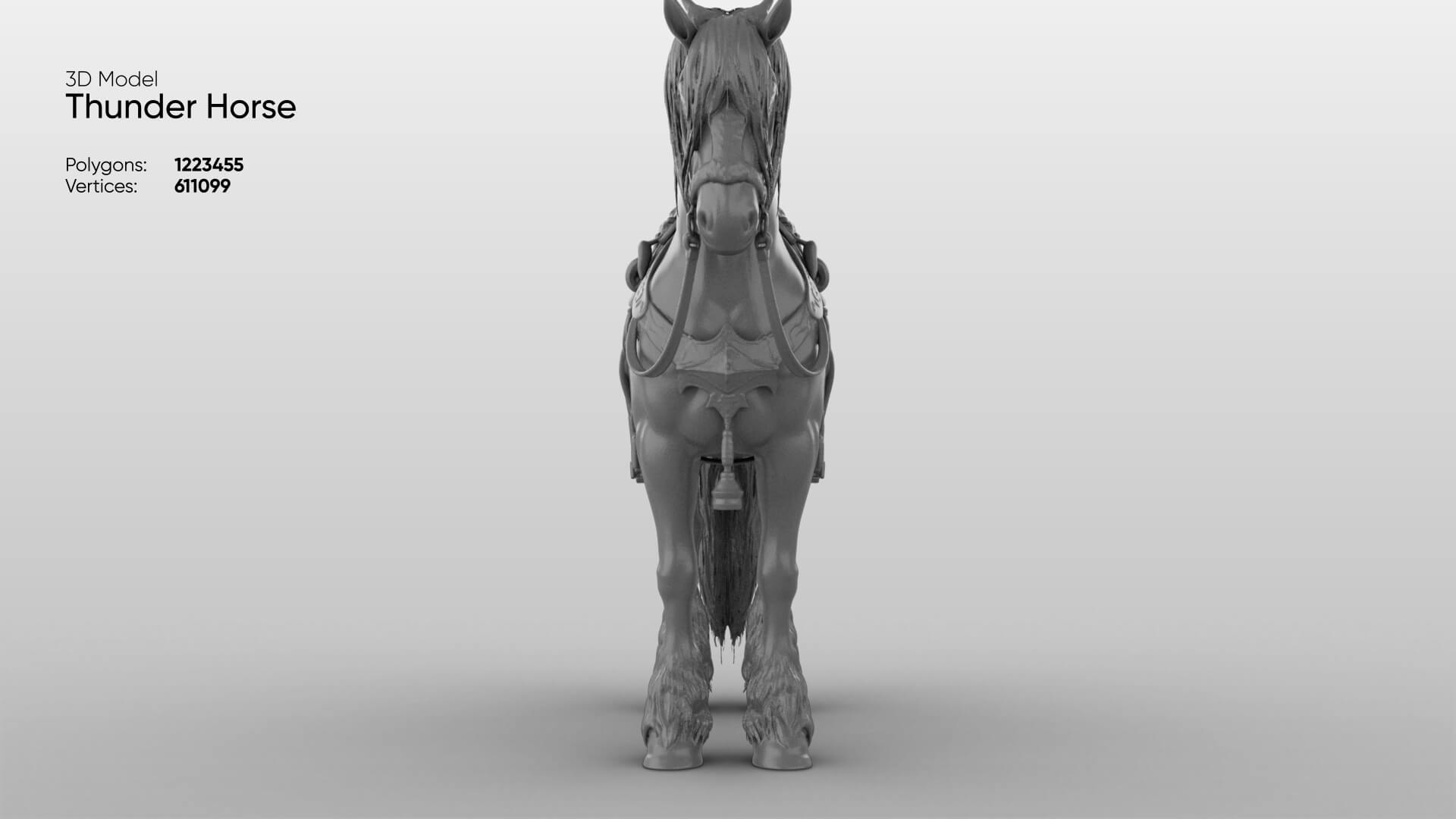 Horse 3D Model 3D Model