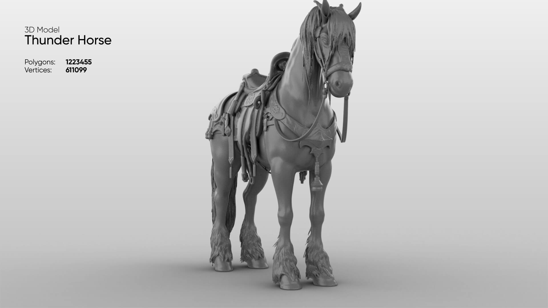 Horse 3D Model 3D Model