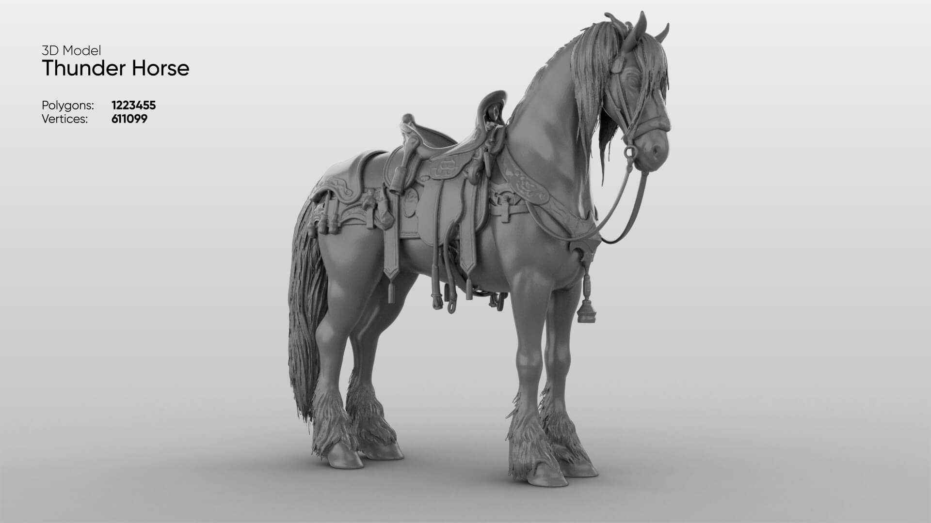 Horse 3D Model 3D Model